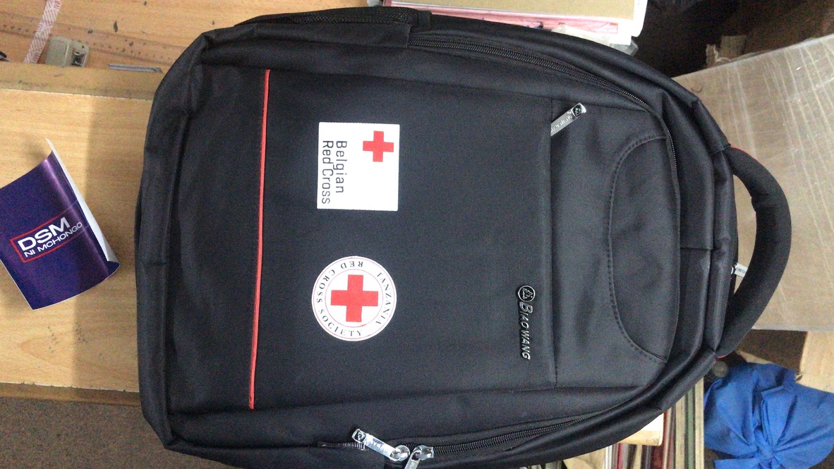 Branded Belgian Red Cross backpack
