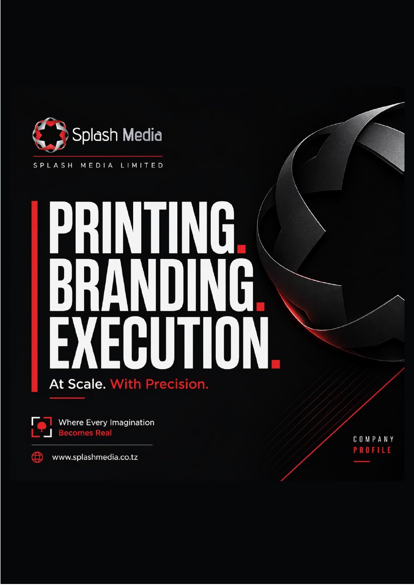 Cover of the Splash Media Limited company profile